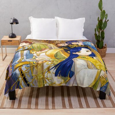 Ascendance Of A Bookworm Temple Rozemyne Throw Blanket