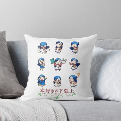 Ascendance Of A Bookworm Myne Chibi Throw Pillow