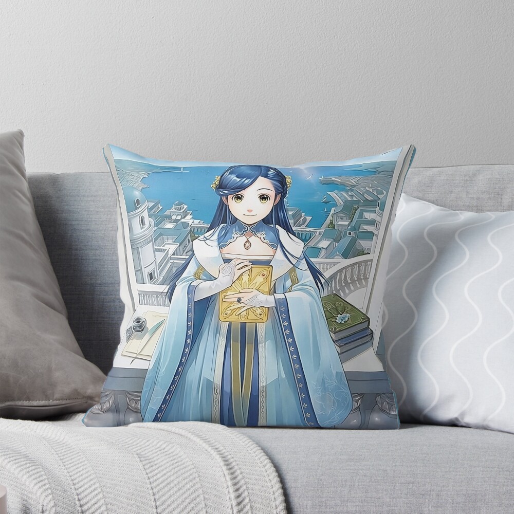Ascendance Of A Bookworm Rozemyne By The Sea Throw Pillow